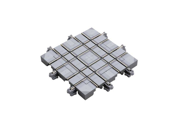 Street Track - Unitram -- Double Track 90 Degree Crossing 2-7/16"  62mm
