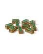 Wooden Boxes with Green Bottles -- pkg(10)