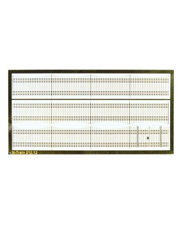 Fence - Type 9 -- Etched Brass 34.7cm Total
