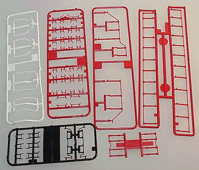 Handrail Set -- SD9043 MAC (Red)