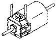 Motor -- With Flywheels & Mount