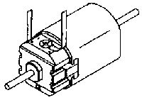 Motor -- With Flywheels & Mount