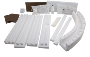 Woodland Scenics(R) Subterrain(R) T-Trak Module Kit with Unitrack -- 90-Degree Curved-Corner-1