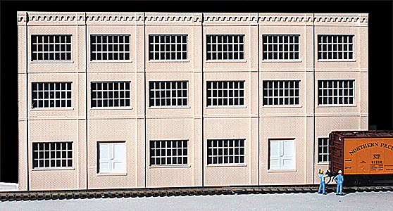 3-Story Trackside Loading Wall - Quick-Flats -- Kit - Rust 6-1/2 x 6-1/4"  16.5cm x 15.9cm pkg(2)