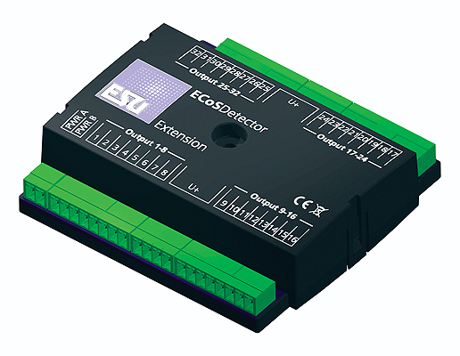 ECoSDetector Output Extension Module -- For Connection of 32 Bulbs/LEDs