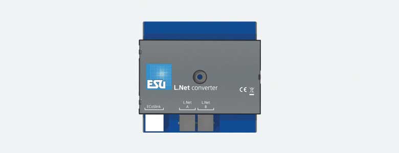 L.Net Loconet Converter - Integrator -- Allows Other Handheld Throttles to be used on ESU ECoS System