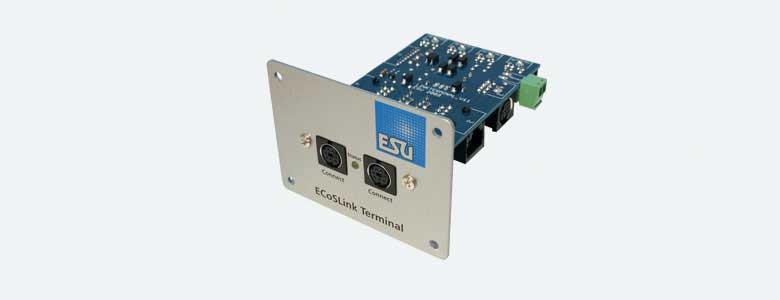 ECoSlink Terminal Bus Distribution Plate -- 6 Slave Jacks, 90cm Cable-1