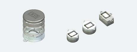 Modular Speaker Baffle Set with 1 Single Sugar Cube Speaker -- 20mm; 23mm and 16x25mm baffles and 1 11 x 15mm Speaker