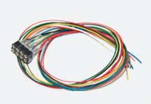 DCC Decoder Cable Harness with NEM652-NMRA 8-Pin Socket -- 11-13/16"  30cm Leads