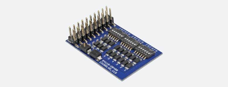 Dummy Plug Adaptor Board for LokSound 5 L or V4.0 Decoder Socket