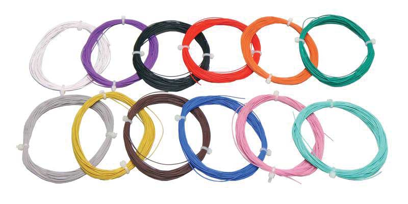 36-Gauge Highly Flexible Wire -- .5mm, AWG36, 2A, 10m (pink)