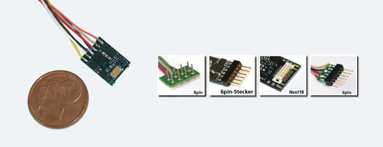 LokPilot Micro V4.0 DCC MM SX Control Decoder -- Next18 Interface