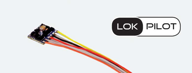 LokPilot 5 Fx Micro DCC-MM-SX-M4 Function-Only Decoder -- NEM652 8-Pin Interface