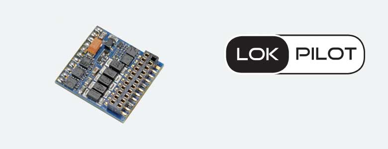 LokPilot 5 Fx DCC/MM/SX Lighting Control Decoder - No Motor Control -- NEM658 PluX22 Interface