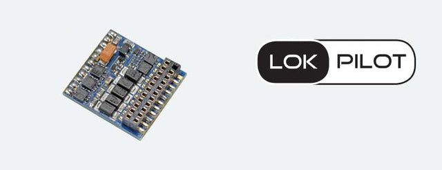 LokPilot 5 Fx DCC/MM/SX Lighting Control Decoder - No Motor Control -- NEM658 PluX22 Interface