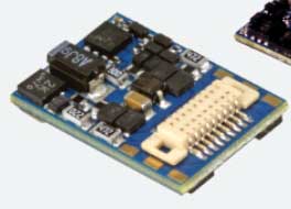 LokPilot 5 Micro DCC-MM-SX-M4 Multi-Protocol Control-Only Decoder -- PluX16 Interface