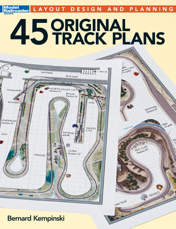 45 Original Track Plans -- Softcover, 96 Pages