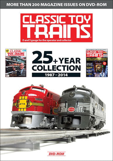 Classic Toy Trains: 25 Years and Counting on DVD-ROM -- 1987-2014 - Requires PC or Mac w/DVD-ROM Drive