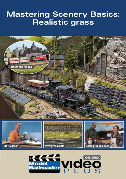 Model Railroader Video Plus DVD -- Mastering Scenery Basics: Realistic Grass