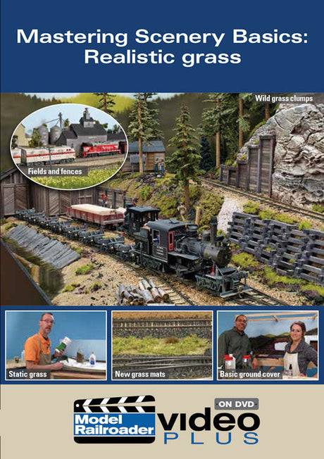 Model Railroader Video Plus DVD -- Mastering Scenery Basics: Realistic Grass