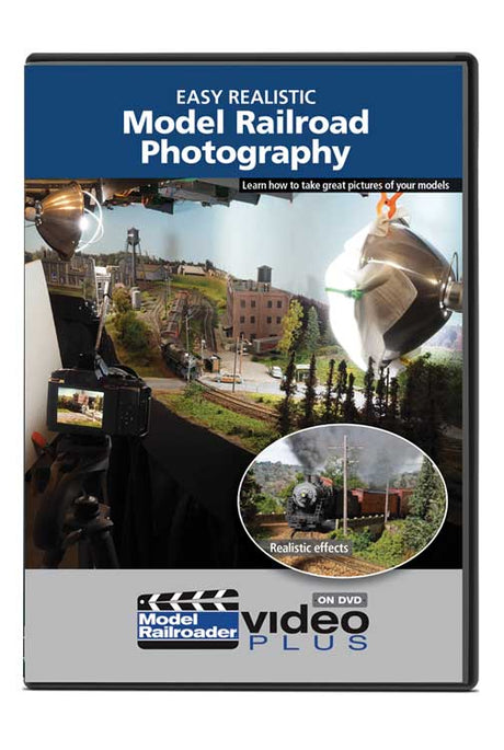 Easy Realistic Model Railroad Photography DVD -- 1 Hour