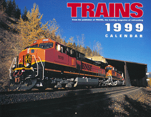 1999 Calendar -- Trains