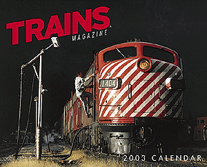 Calendar -- Trains 2003