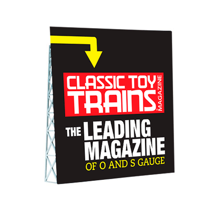 Classic Toy Trains Magazine Animated Neon Billboard -- Kit - 4-1/4 x 4-1/4"  10.8 x 10.8cm