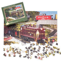 America's Colorful Toy Trains Puzzle -- 500 Pieces, 15 x 21"  38.1 x 53.3cm