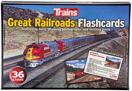 Great Railroads Flashcards -- 36 Cards