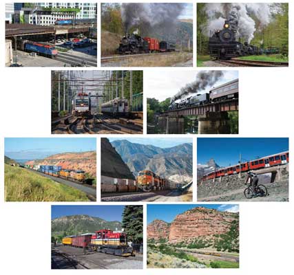 Trains Greeting Cards -- 5 x 7" 12.7 x 17.8cm Cards pkg(10)