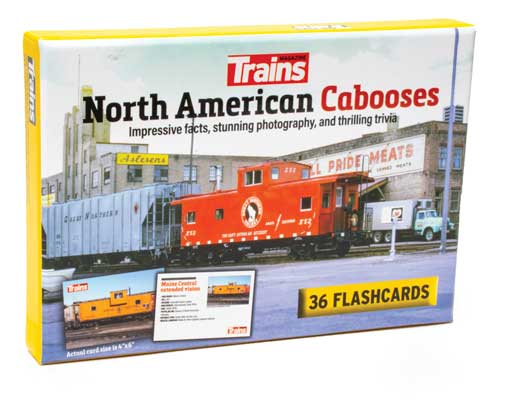 North American Cabooses Flashcards -- 4 x 6" 10.2 x 15.2cm Cards pkg(36)