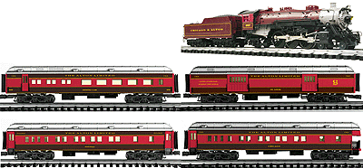 Steam Passenger - Chicago & Alton "The Alton Limited" w/SignalSounds -- Pacific w/Tender & 4 Cars