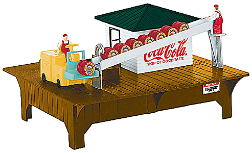 Operating Barrel Loader -- Coca-Cola