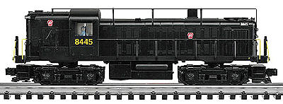 Gold Line(tm) Diesel RS-3 Powered -- Pennsylvania Railroad #8445 (black)
