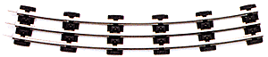 O Gauge Track - Curved -- 72" Radius