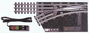 42" Wide Radius Switches -- Remote Left Hand