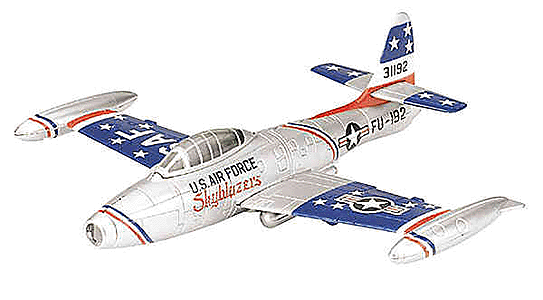 Military - US & NATO 1950s  - Fighter Plane Kit -- United States Air Force F84-G "Thunderjet" #2