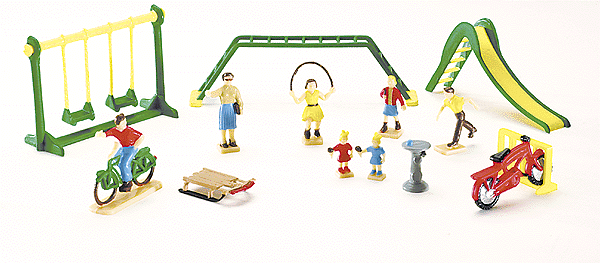 Pedestrians -- School Figures, Painted
