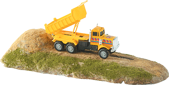 Dump Truck Construction Scene