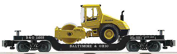 Flatcar w/Vehicle -- Baltimore & Ohio