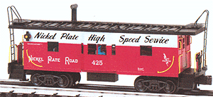 Classic Bay Window Caboose -- NKP