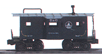 Classic Bay Window Caboose -- Baltimore & Ohio