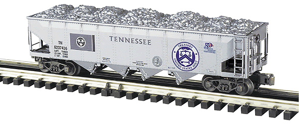 50 State Quarters(tm) Series Ready-to-Run Collector Car Bank -- Tennessee 4-Bay Hopper (silver)