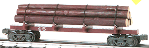 Classic Skeleton Log Car w/6 Logs -- #45
