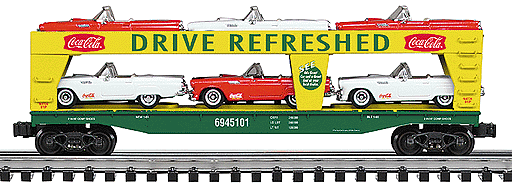 Auto Loader -- Coca-Cola w/6 Ford T-Birds