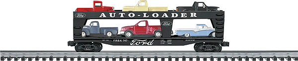 Auto Loader -- With 6 Diecast Ford Vehicles