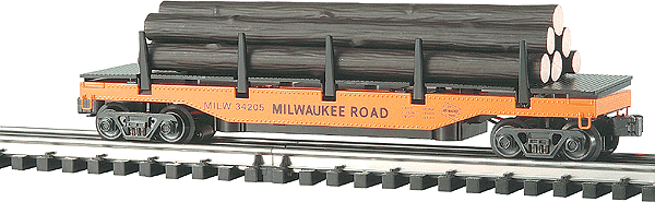 Gold Line(tm) Operating Log Dump Car -- Milwaukee Road