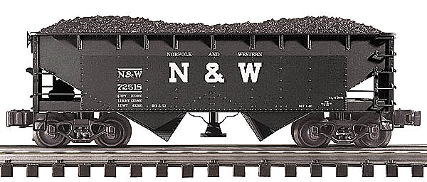 Operating Hopper Car -- Norfolk & Western