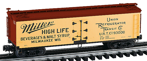 Gold Line(TM) 40' Wood Sided Reefer -- Miller Beer